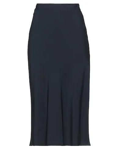 Midnight blue Cady Midi skirt