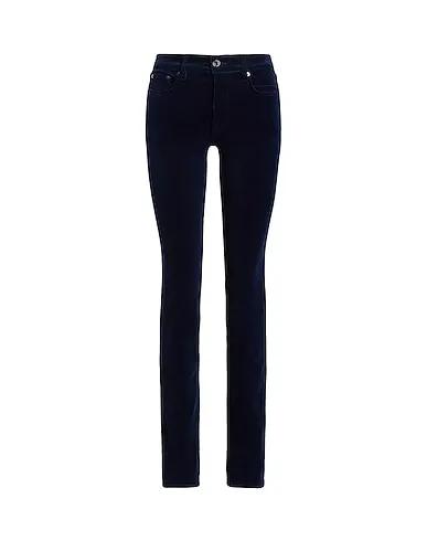 Midnight blue Casual pants STRETCH CORDUROY MID-RISE STRAIGHT PANT
