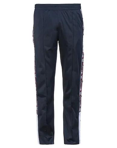 Midnight blue Casual pants TAPED LOGO BUTTON PANTS
