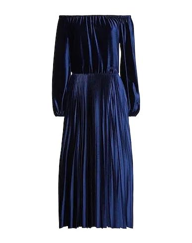 Midnight blue Chenille Long dress