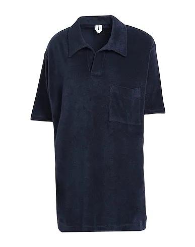 Midnight blue Chenille Polo shirt