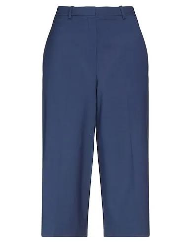Midnight blue Cool wool Cropped pants & culottes