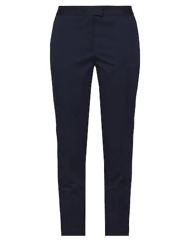 Midnight blue Cotton twill Casual pants