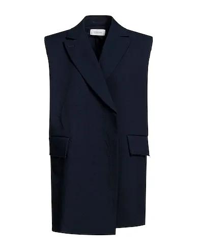 Midnight blue Cotton twill Full-length jacket