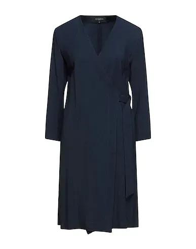 Midnight blue Cotton twill Short dress
