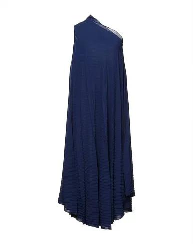 Midnight blue Crêpe Midi dress