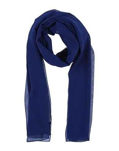 Midnight blue Crêpe Scarves and foulards