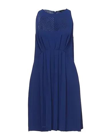 Midnight blue Crêpe Short dress