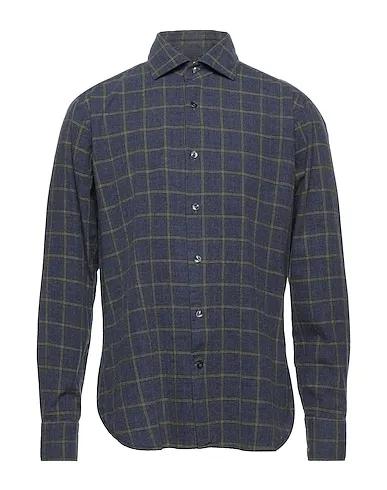 Midnight blue Flannel Checked shirt