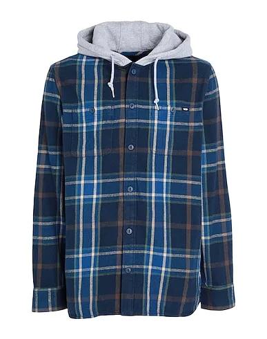 Midnight blue Flannel Checked shirt MN LOPES
