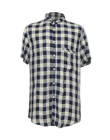 Midnight blue Flannel Checked shirt