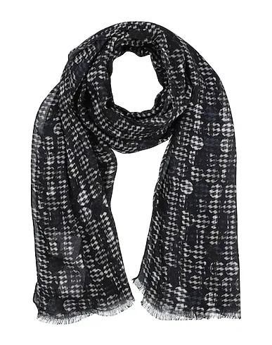 Midnight blue Flannel Scarves and foulards