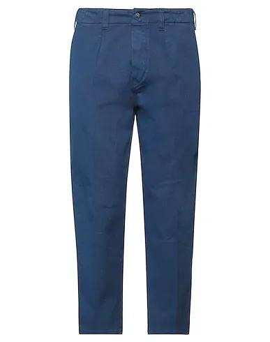 Midnight blue Gabardine Casual pants