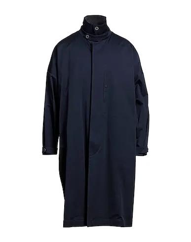 Midnight blue Gabardine Full-length jacket