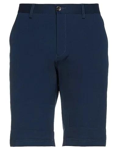 Midnight blue Gabardine Shorts & Bermuda