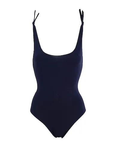 Midnight blue Jersey One-piece swimsuits