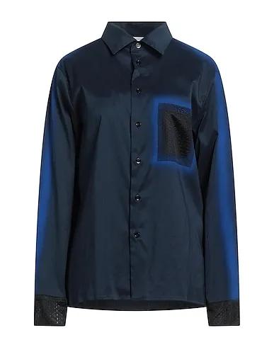 Midnight blue Jersey Patterned shirts & blouses