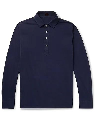 Midnight blue Jersey Polo shirt