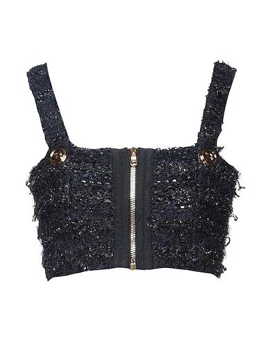 Midnight blue Knitted Bustier