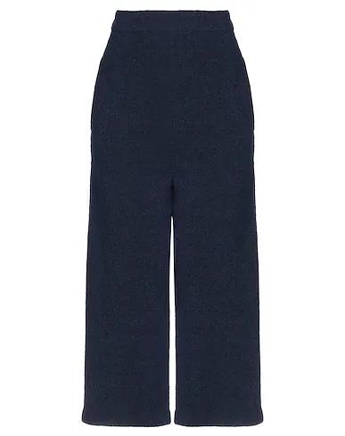 Midnight blue Knitted Cropped pants & culottes