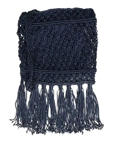 Midnight blue Knitted Cross-body bags