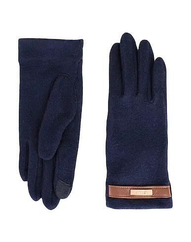Midnight blue Knitted Gloves WOOL-BLEND TECH GLOVES
