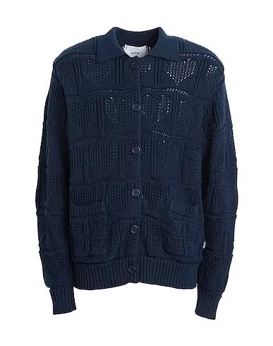 Midnight blue Knitted Kyle Croche Cardigan
