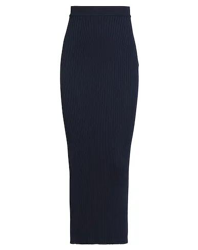 Midnight blue Knitted Maxi Skirts