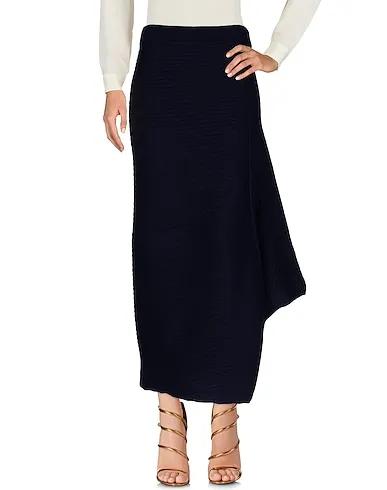 Midnight blue Knitted Maxi Skirts