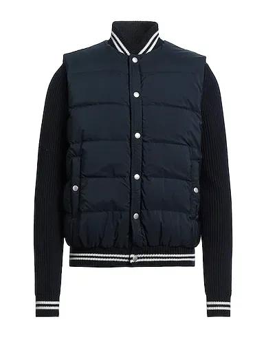 Midnight blue Knitted Shell  jacket