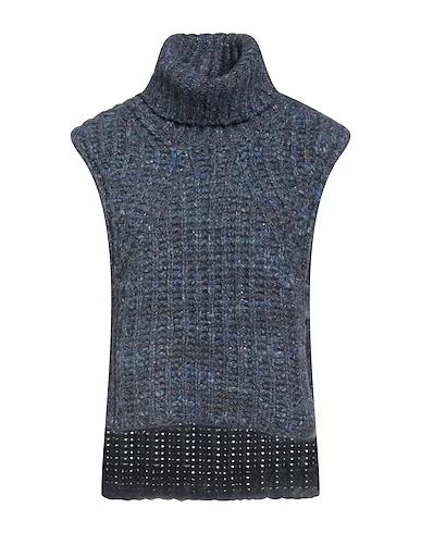 Midnight blue Knitted Sleeveless sweater