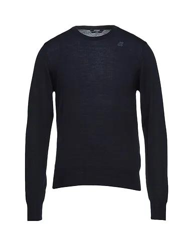 Midnight blue Knitted Sweater SEBASTIEN MERINO
