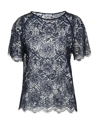 Midnight blue Lace Blouse