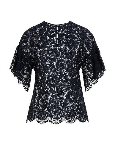 Midnight blue Lace Blouse