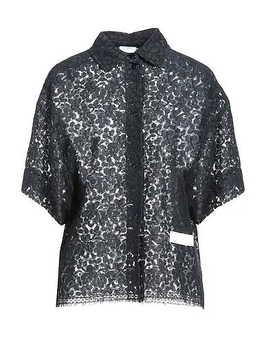 Midnight blue Lace Lace shirts & blouses