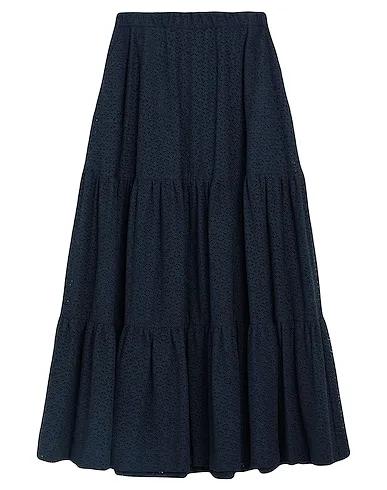 Midnight blue Lace Maxi Skirts