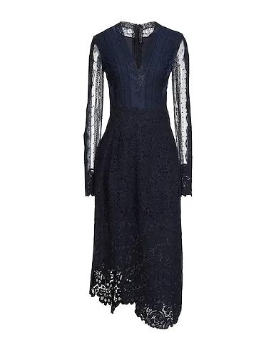 Midnight blue Lace Midi dress