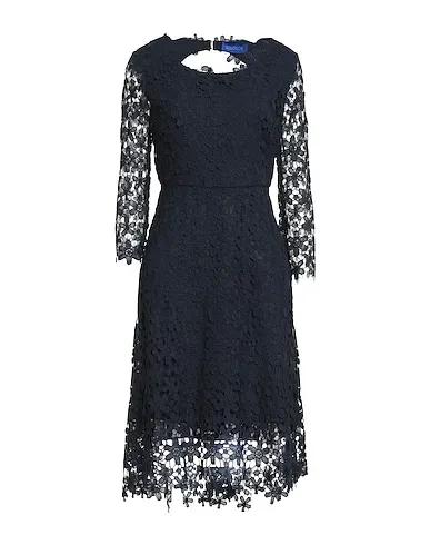 Midnight blue Lace Midi dress