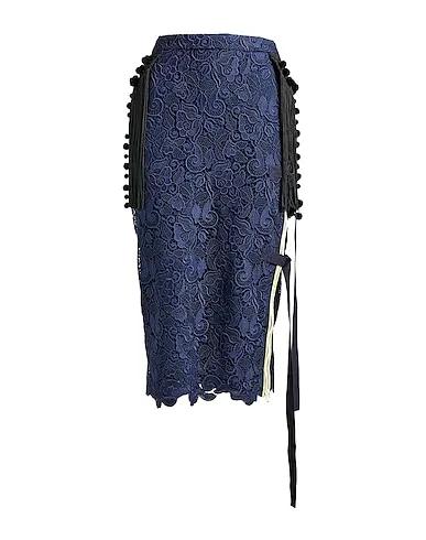 Midnight blue Lace Midi skirt