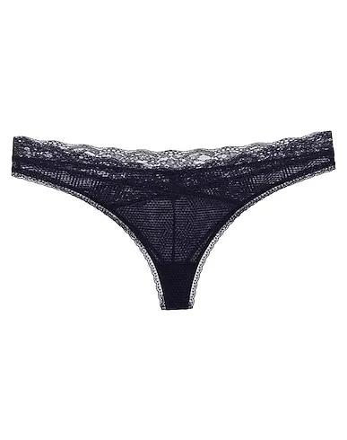 Midnight blue Lace Thongs
