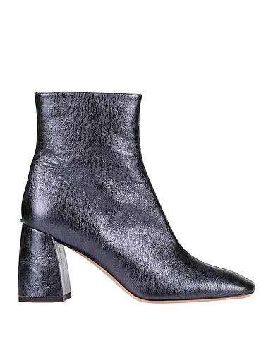 Midnight blue Leather Ankle boot SHAKE MIDNIGHT
