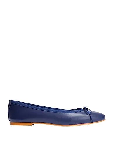 Midnight blue Leather Ballet flats LEATHER BALLET FLAT
