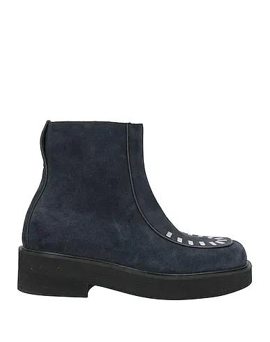 Midnight blue Leather Boots