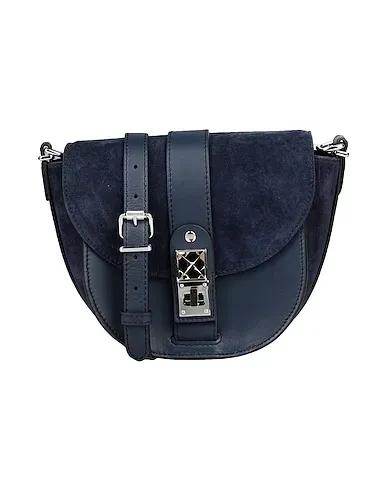 Midnight blue Leather Cross-body bags