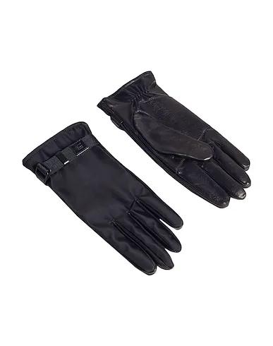 Midnight blue Leather Gloves