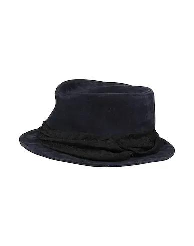 Midnight blue Leather Hat
