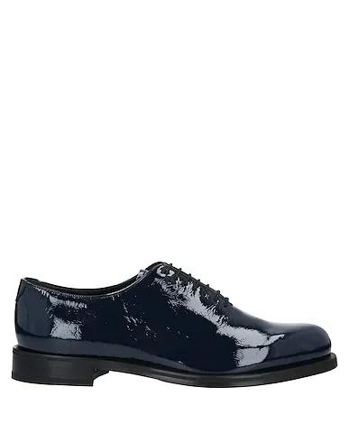 Midnight blue Leather Laced shoes