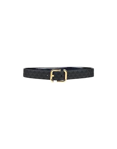 Midnight blue Leather Regular belt
