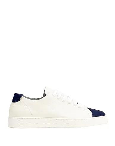 Midnight blue Leather Sneakers LEATHER LOW-TOP SNEAKERS
