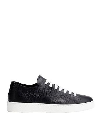 Midnight blue Leather Sneakers LEATHER LOW-TOP SNEAKERS
